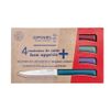 Coffret 4 couteaux de table "Bon Appétit +" Glam (Couleurs panachées) - Visuel 1